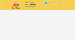 Desktop Screenshot of blachy-adam.pl